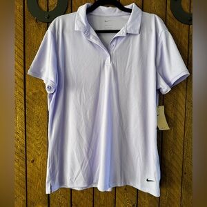 Nike Women's Light Purple Button Down Shirt
